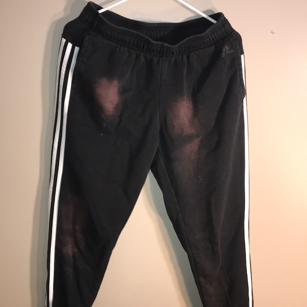 Adidas 3 Stripe Bleached Joggers
